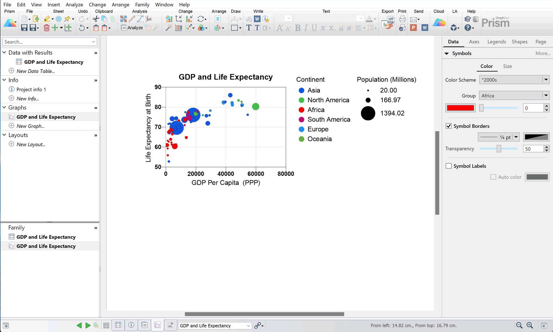 Graph Inspector Selection