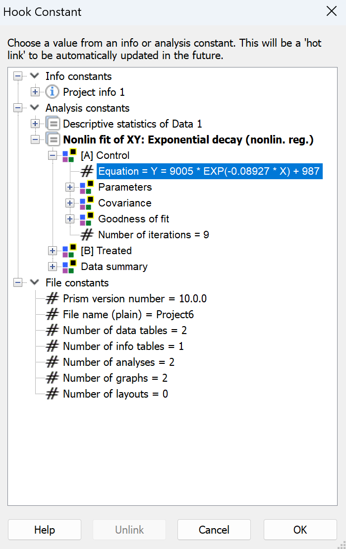 Hook Dialog for Equation