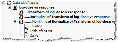 data plus results navigation